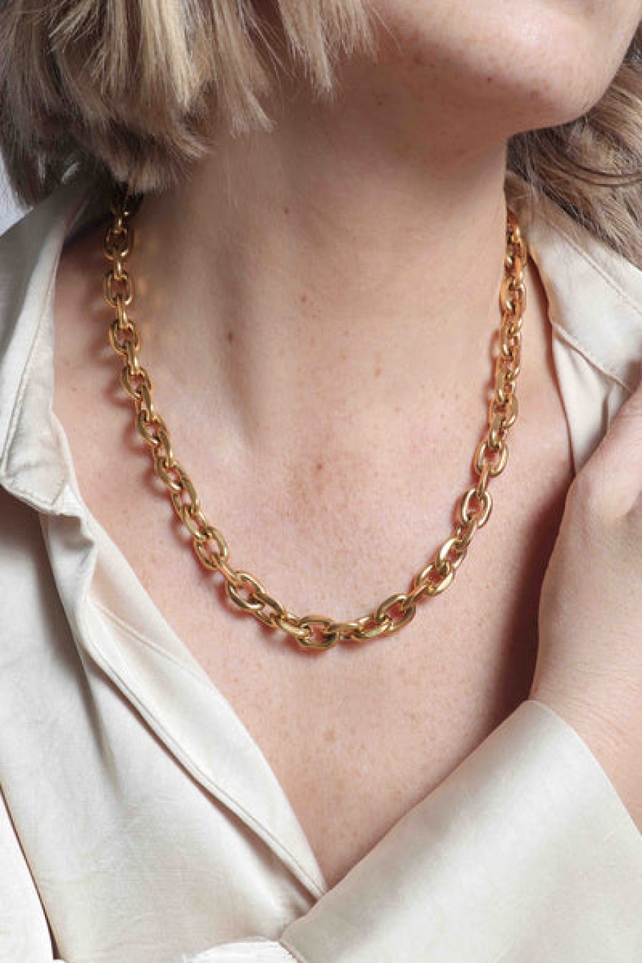 Accessories Marrin Costello Jewelry | Marrin Costello Jewelry - Mica Xl Chain - Gold
