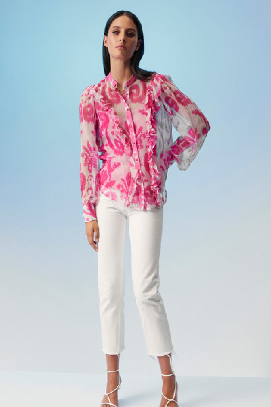 Clothing Hemant 0026 Nandita | Hemant & Nandita - Indu Blouse - Pink