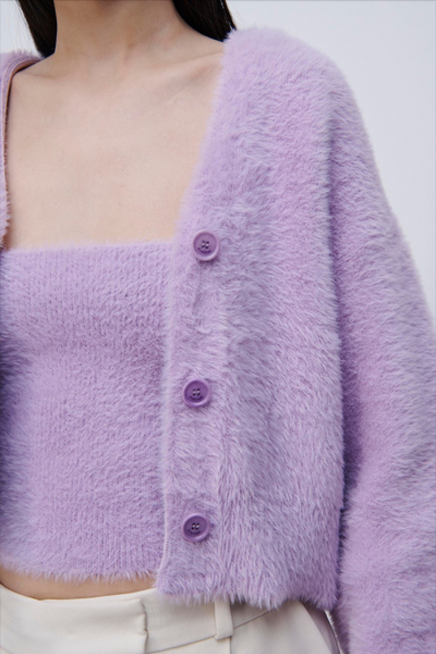 Clothing Simkhai | Simkhai - Bambi Cardigan - Lavender