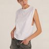 Clothing Marissa Webb | Marissa Webb - So Relaxed Jersey Muscle Tee - White