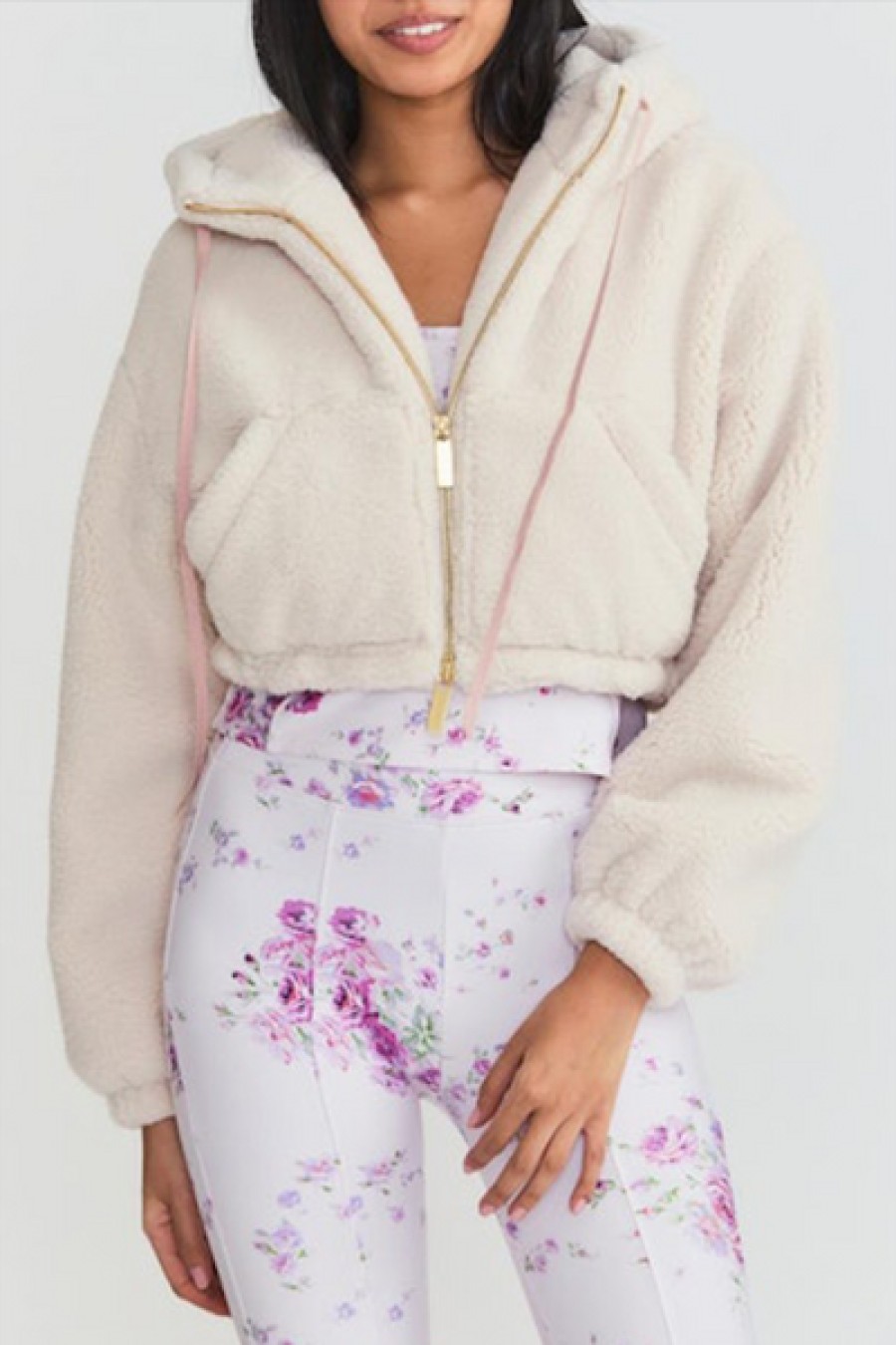 Clothing LoveShackFancy | Loveshackfancy - Darcelle Bomber - Creme De Macaron