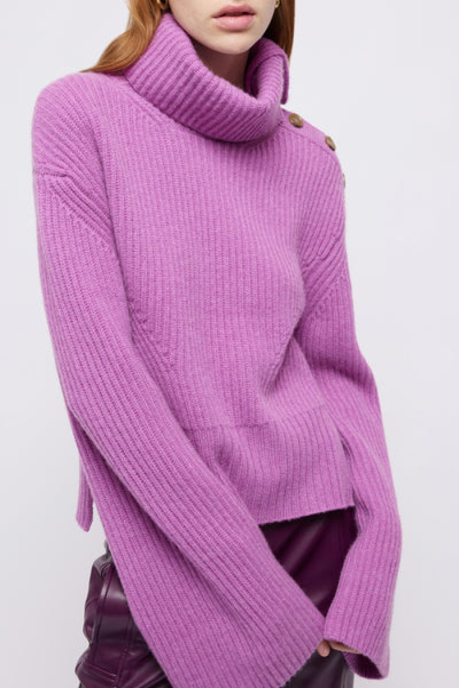 Clothing Simkhai | Simkhai - Adrienne Turtleneck - Orchid