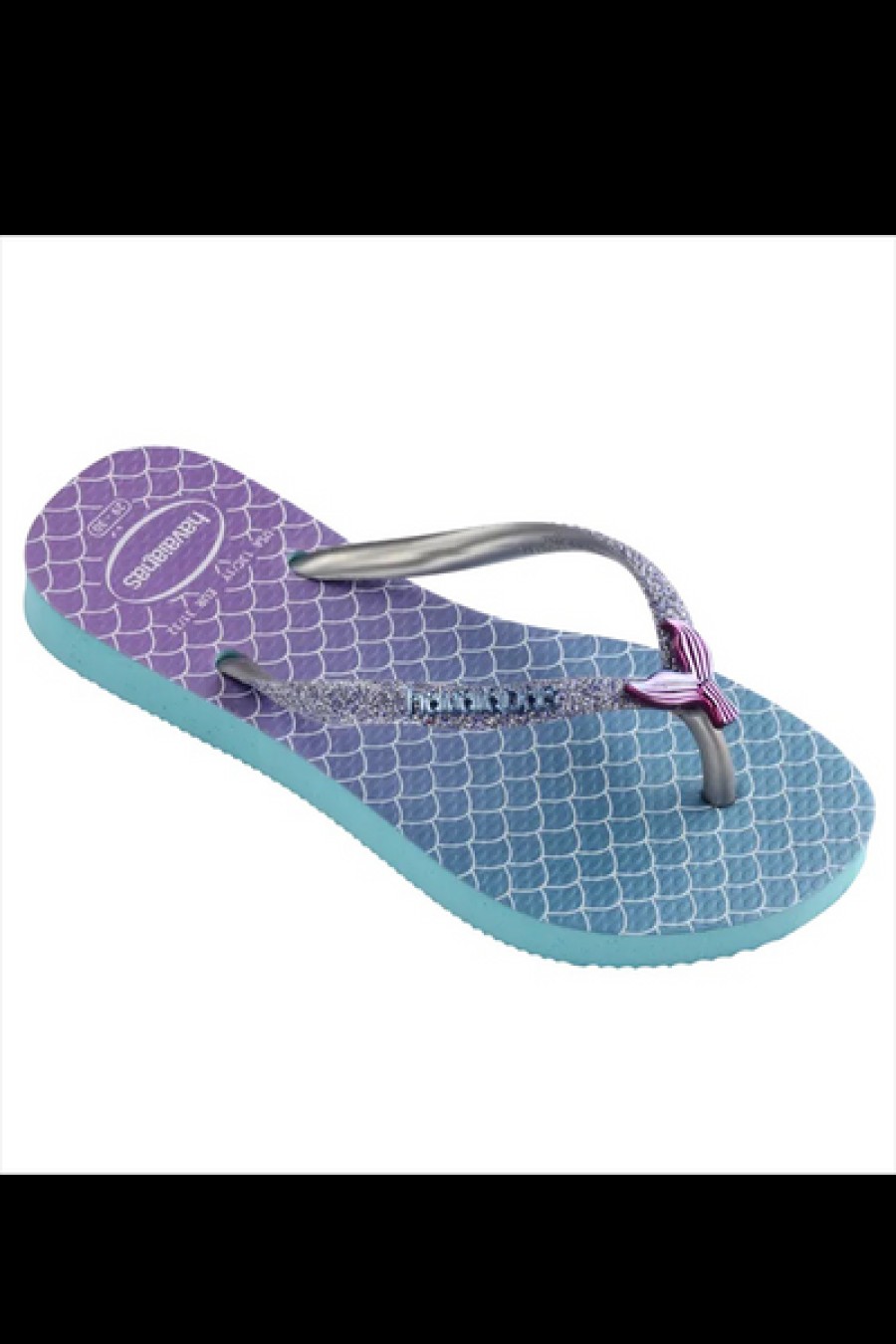 Shoes Havianas | Havianas - Kids Slim Flip Flops - Blue Glitter
