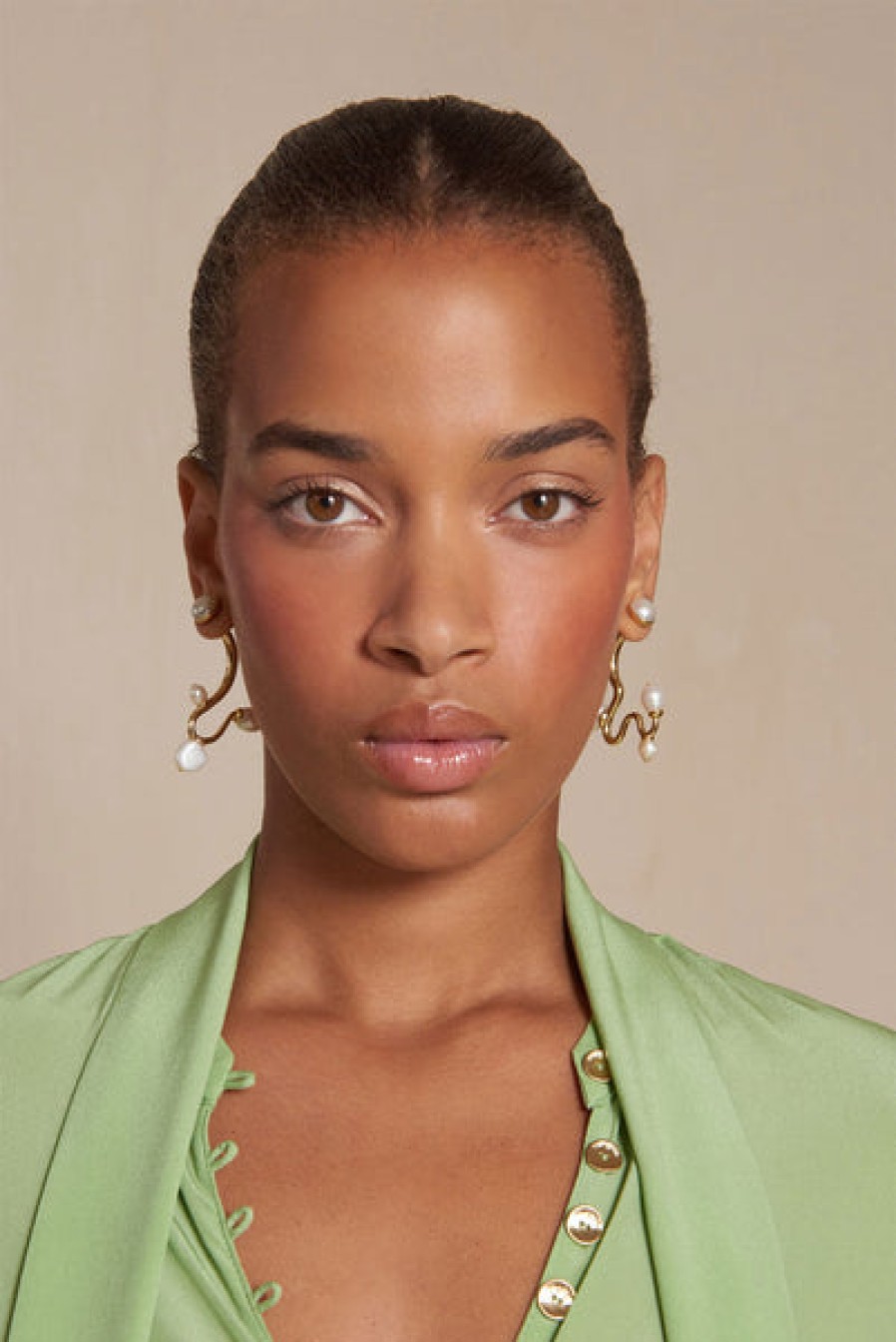 Accessories Cult Gaia | Cult Gaia - Cristina Earring - Pearl