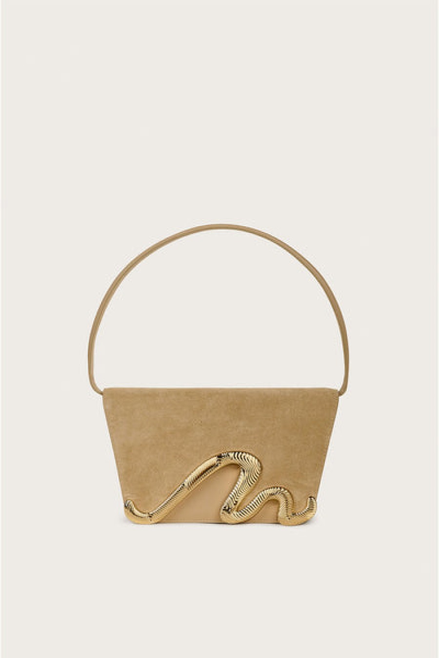 Bags Cult Gaia | Cult Gaia - Livi Shoulder Bag - Sand Dollar