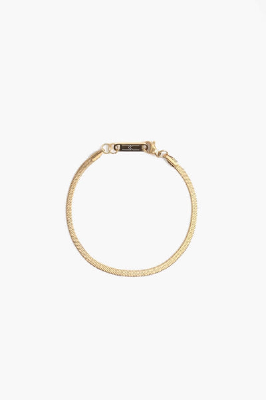Accessories Marrin Costello Jewelry | Marrin Costello Jewelry - Ramsey 3Mm Bracelet - Gold