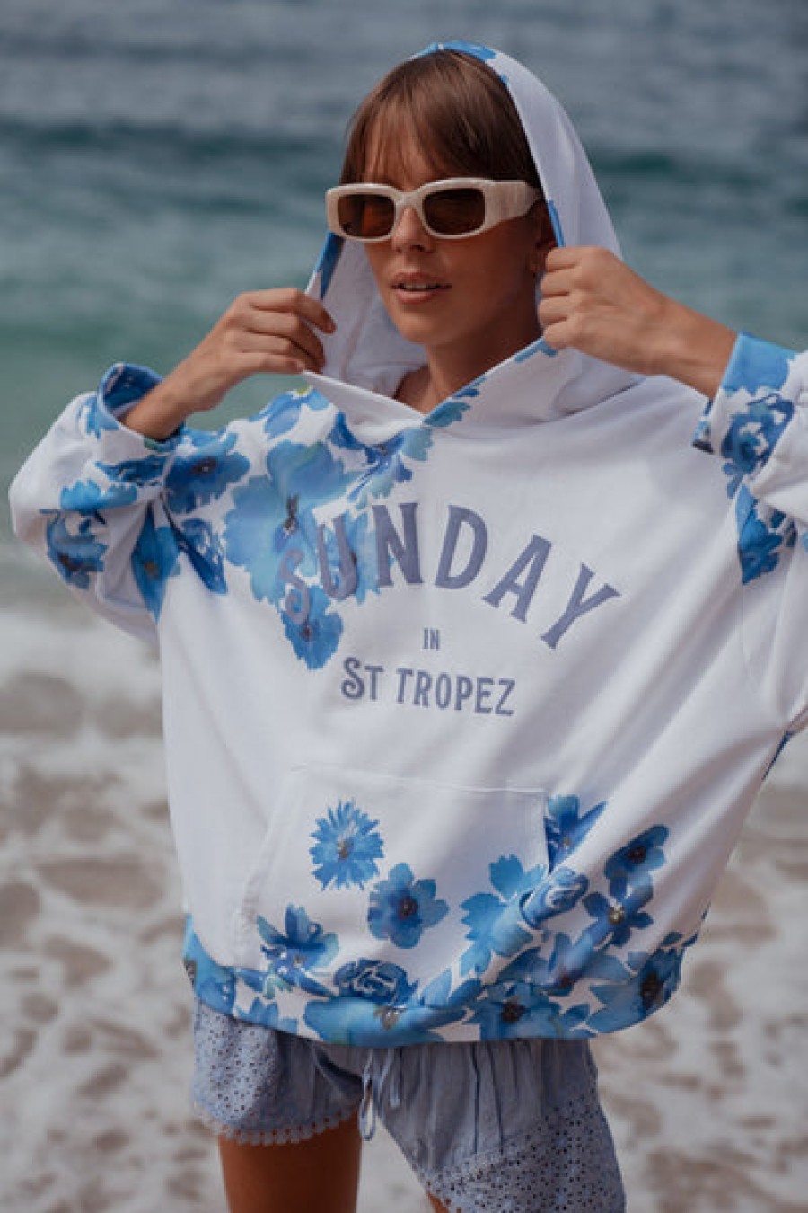 Clothing Sunday Saint Tropez | Sunday Saint-Tropez - Manama Sweater - Blue