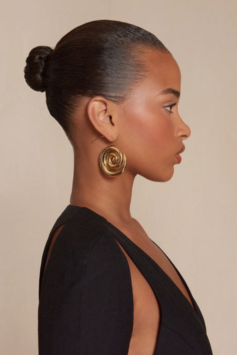 Accessories Cult Gaia | Cult Gaia - Cassia Earring - Shiny Brass