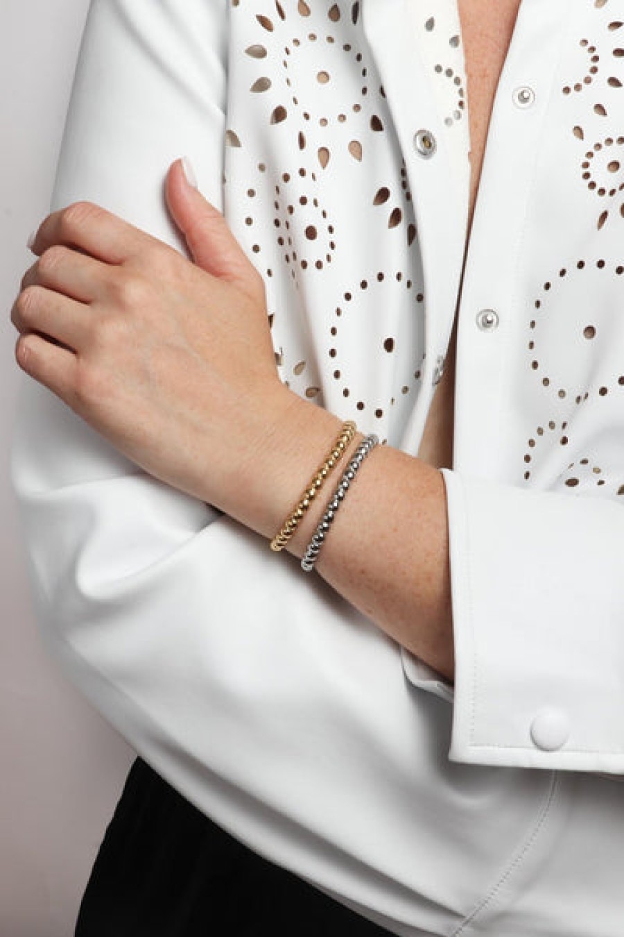 Accessories Marrin Costello Jewelry | Marrin Costello Jewelry - Crown 5Mm Cuff - Silver