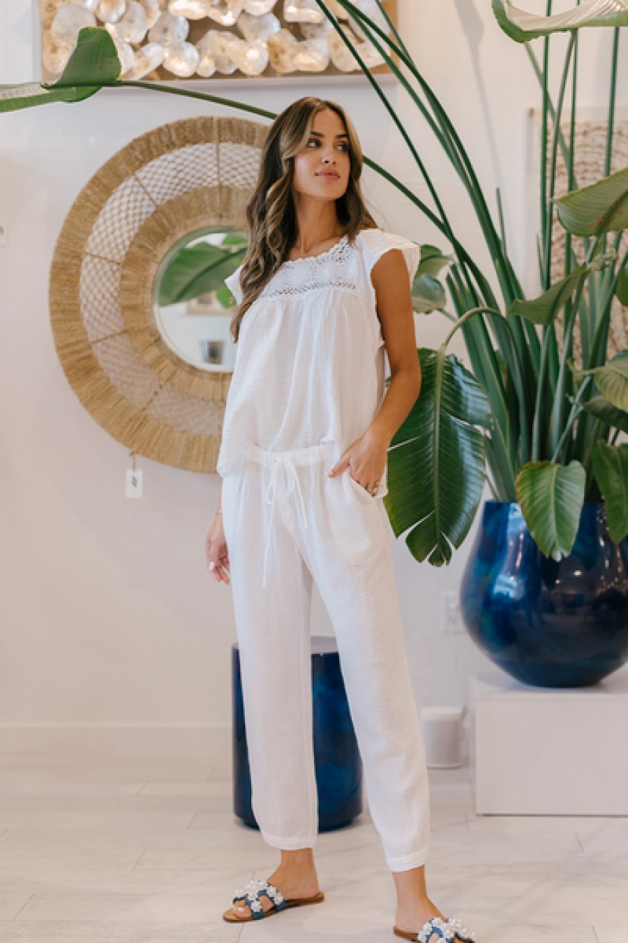 Clothing Honorine | Honorine - Harper Pant - White