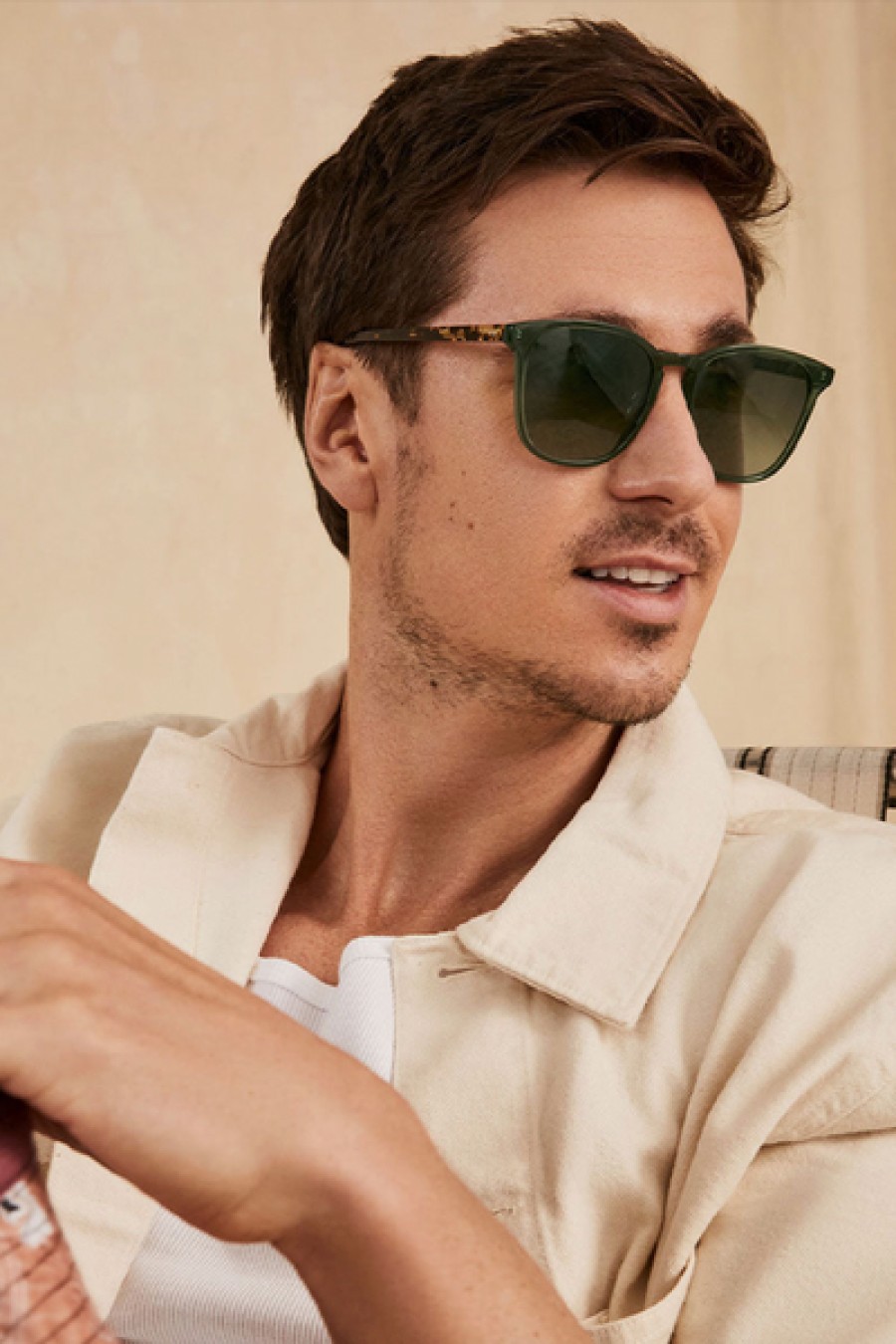 Accessories KREWE | Krewe - Blake Polarized Sunglasses - Bottle Green/Zulu