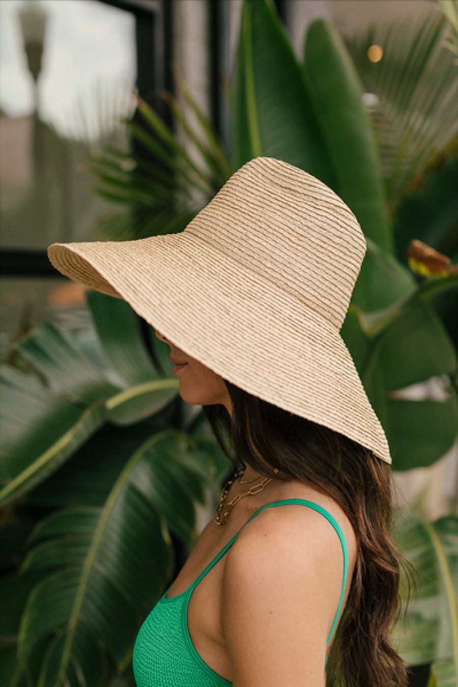 Accessories Janessa Leone | Janessa Leone - Tinsley Wide Brim Hat - Natural