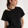 Clothing Marissa Webb | Marissa Webb - Tate Cut Out Tee - Black