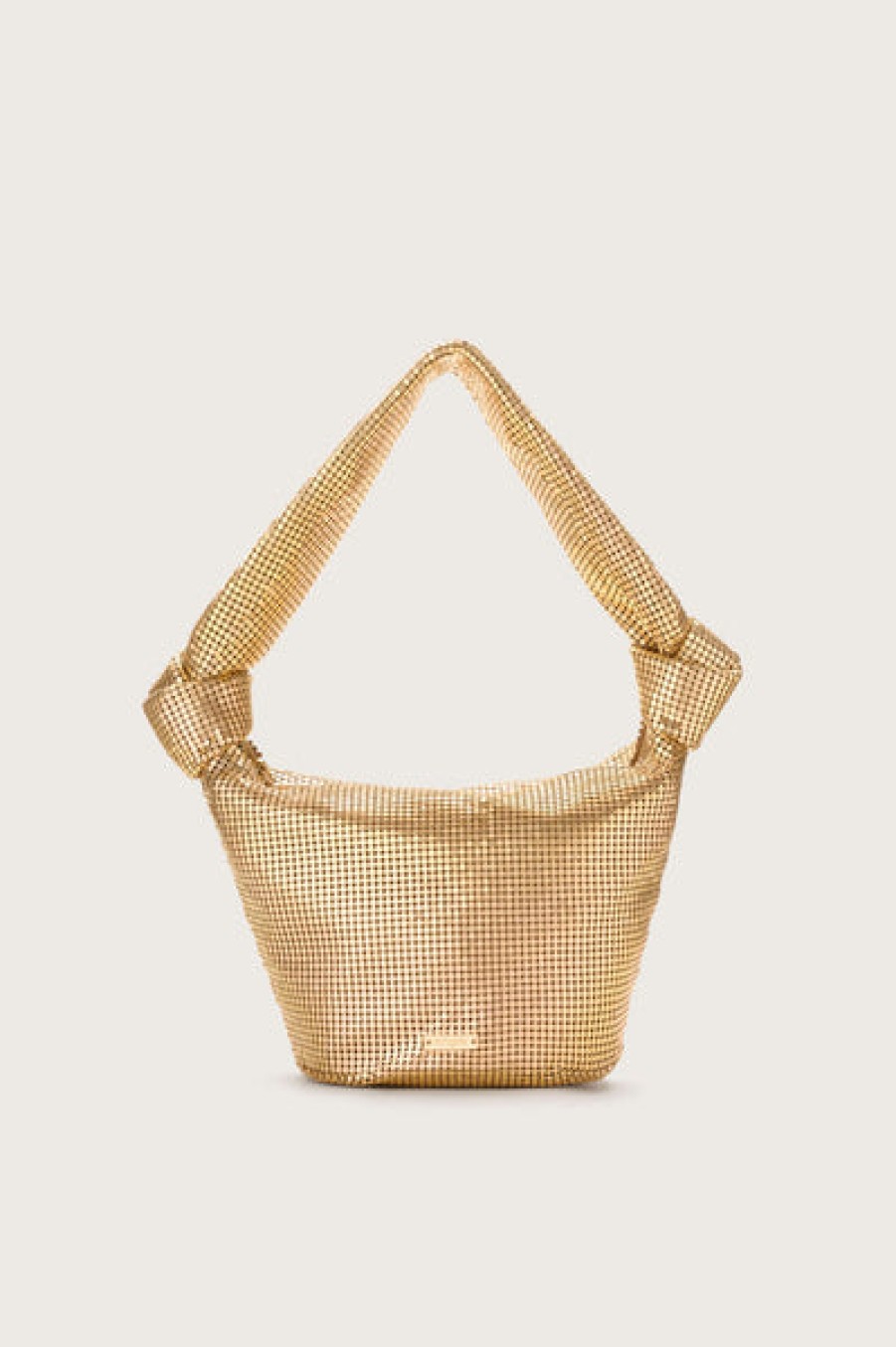 Bags Cult Gaia | Cult Gaia - Gia Shoulder Bag - Brushed Brass