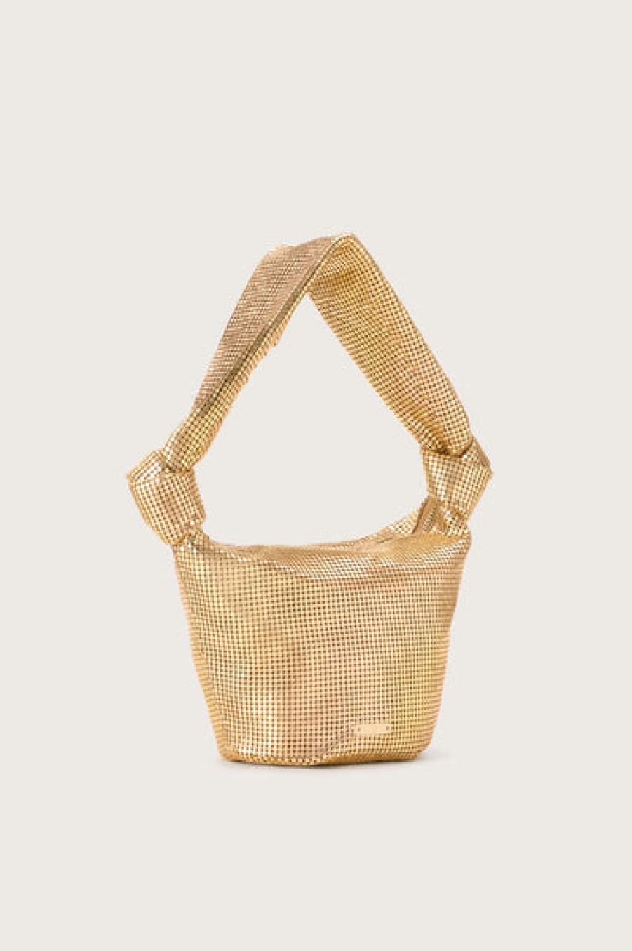 Bags Cult Gaia | Cult Gaia - Gia Shoulder Bag - Brushed Brass