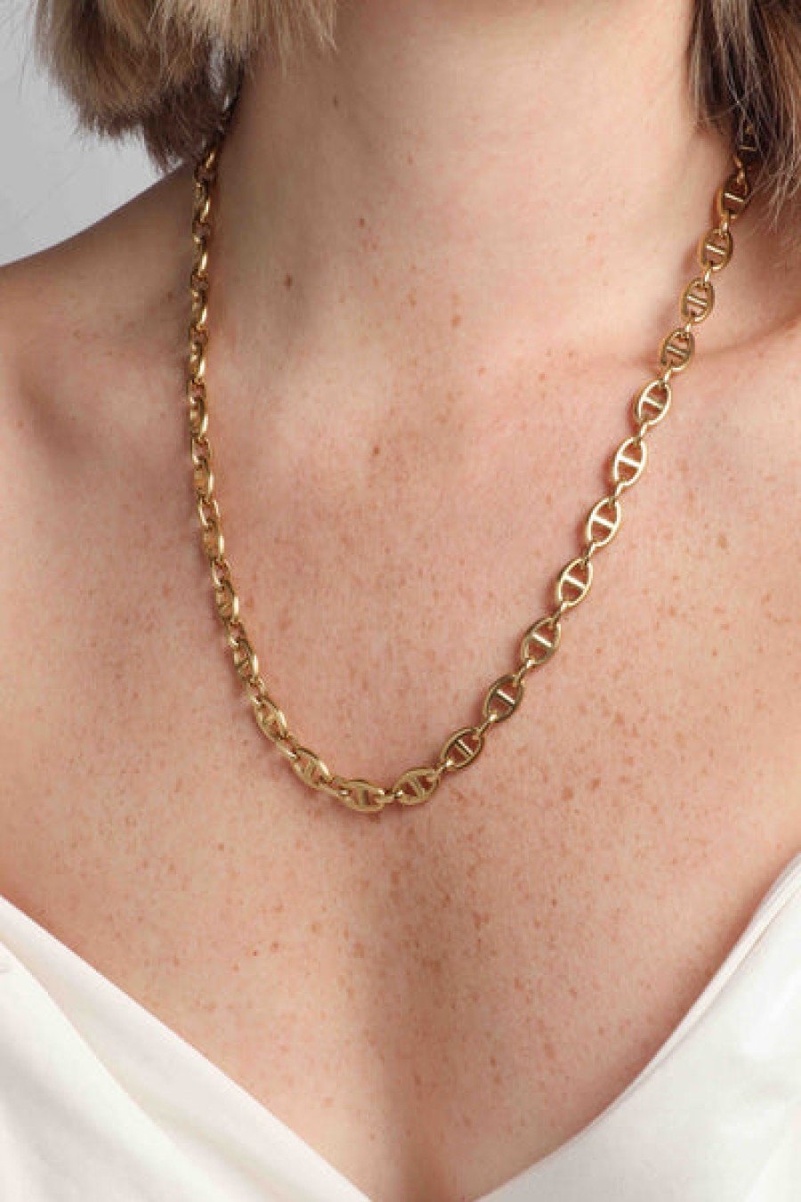 Accessories Marrin Costello Jewelry | Marrin Costello Jewelry - Stallion Two-In-One Chain - Gold