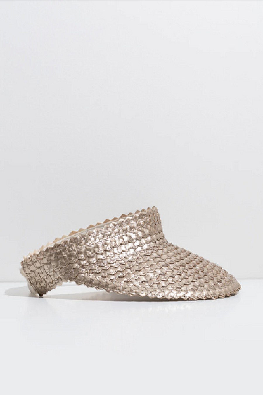 Accessories LUSANA | The Baha Visor - Metallic Gold