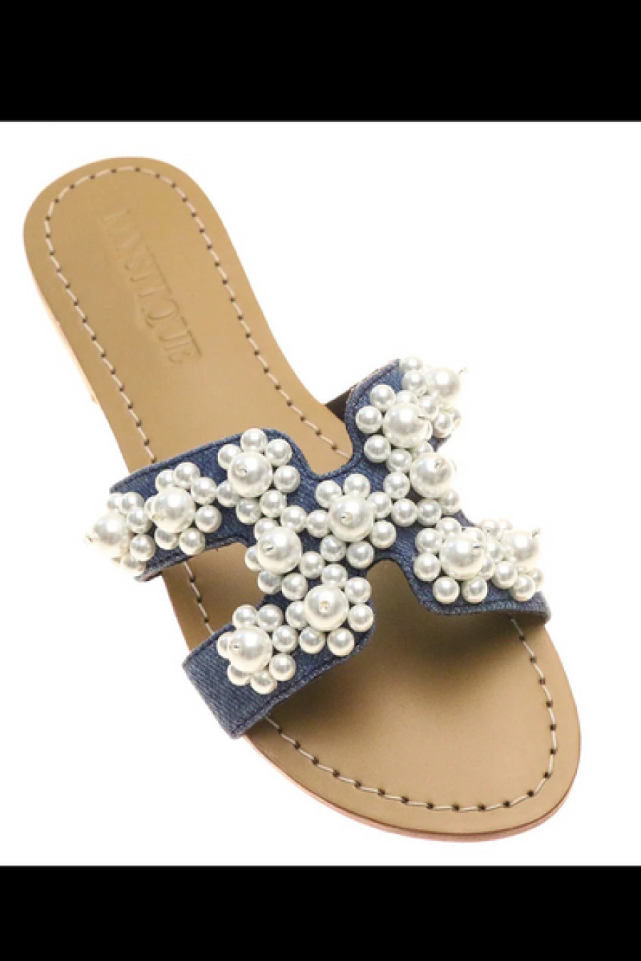 Shoes Mystique | Mystique - Ashland Pearl Sandal - Denim
