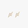 Accessories Marrin Costello Jewelry | Marrin Costello Jewelry - Bolt 20Mm Studs - Gold