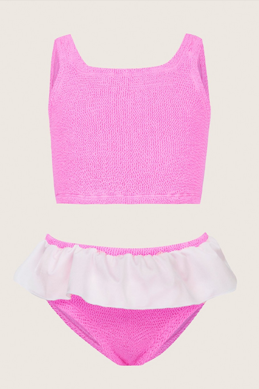 Swim HUNZA G | Hunza G - Baby Olive Bikini - Bubblegum