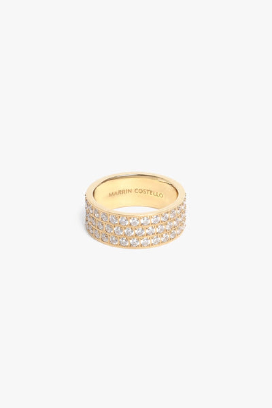 Accessories Marrin Costello Jewelry | Marrin Costello Jewelry - Biggie Diamond Band - Gold