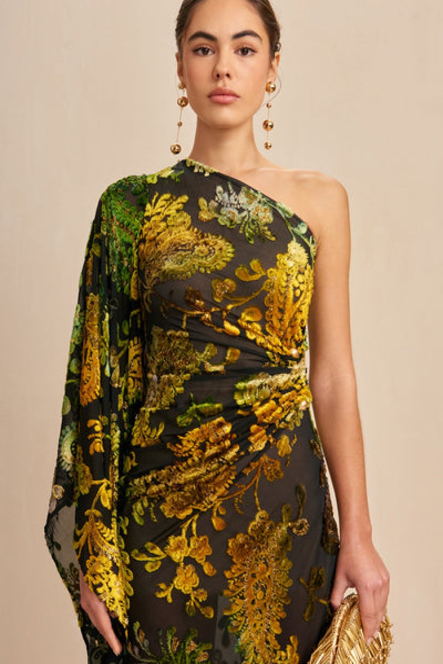 Clothing Cult Gaia | Cult Gaia - Adira Gown - Green Multi