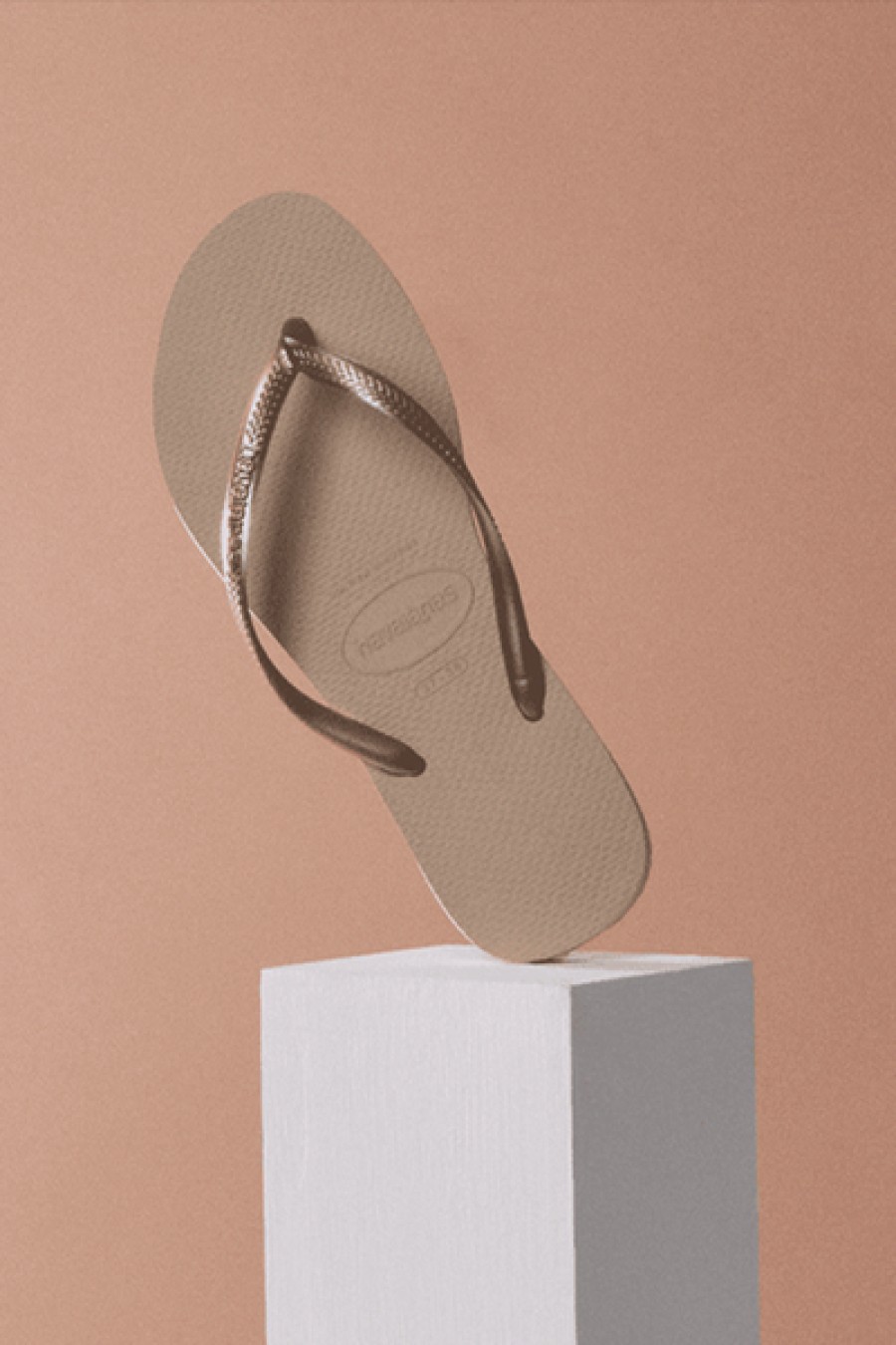 Shoes Havianas | Havianas - Slim Flip Flops - Sand Grey/Light Golden