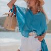 Clothing Sunday Saint Tropez | Sunday Saint-Tropez - Fiesta Cotton Shorts - White