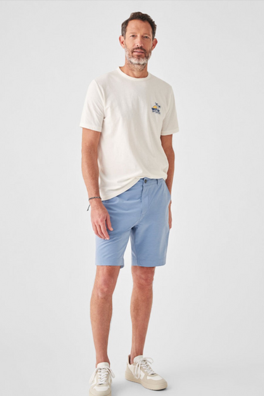 Clothing Faherty | Faherty - All Day Shorts 9" - Weathered Blue
