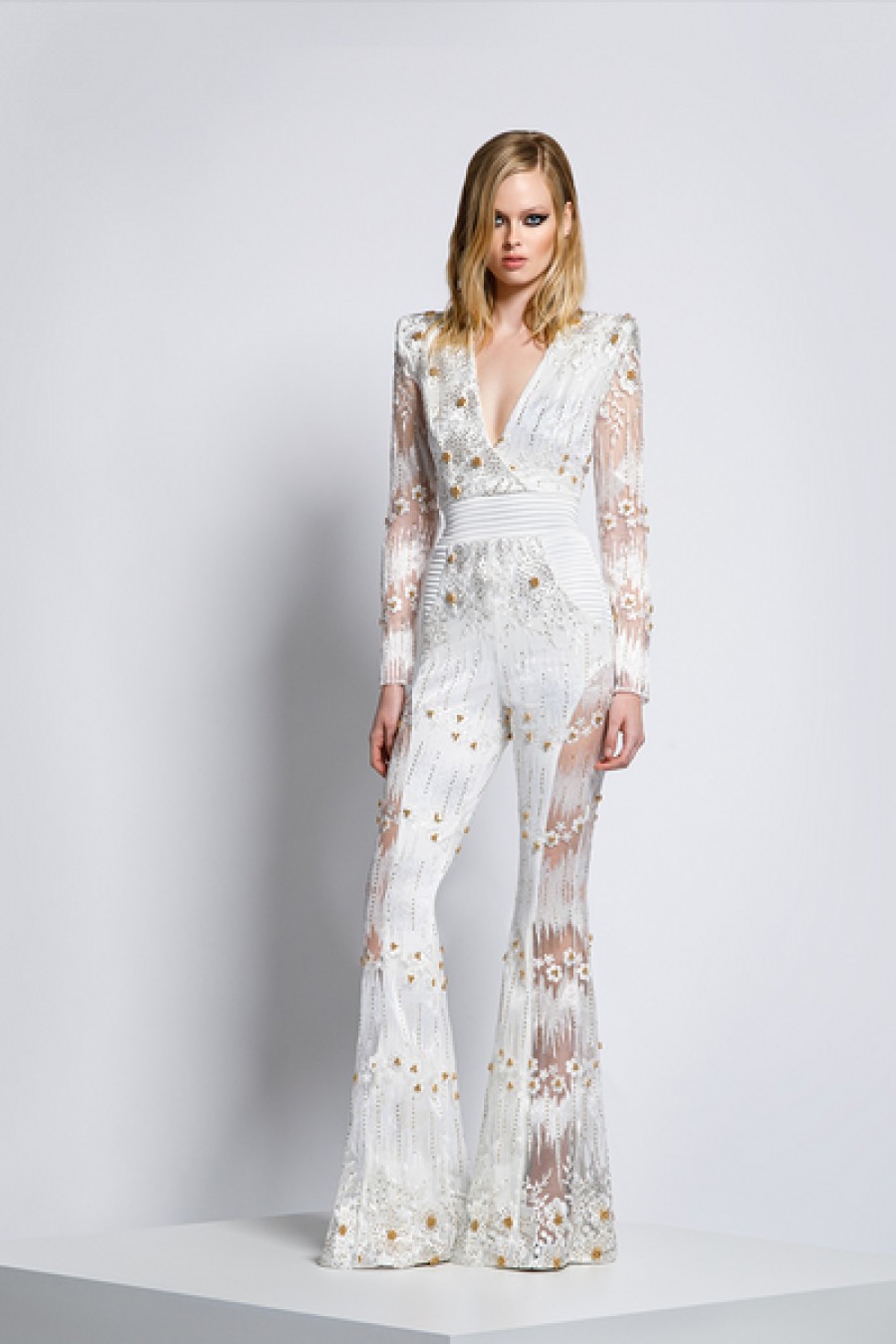 Clothing ZHIVAGO | Zhivago - L'Artiste Jumpsuit - White