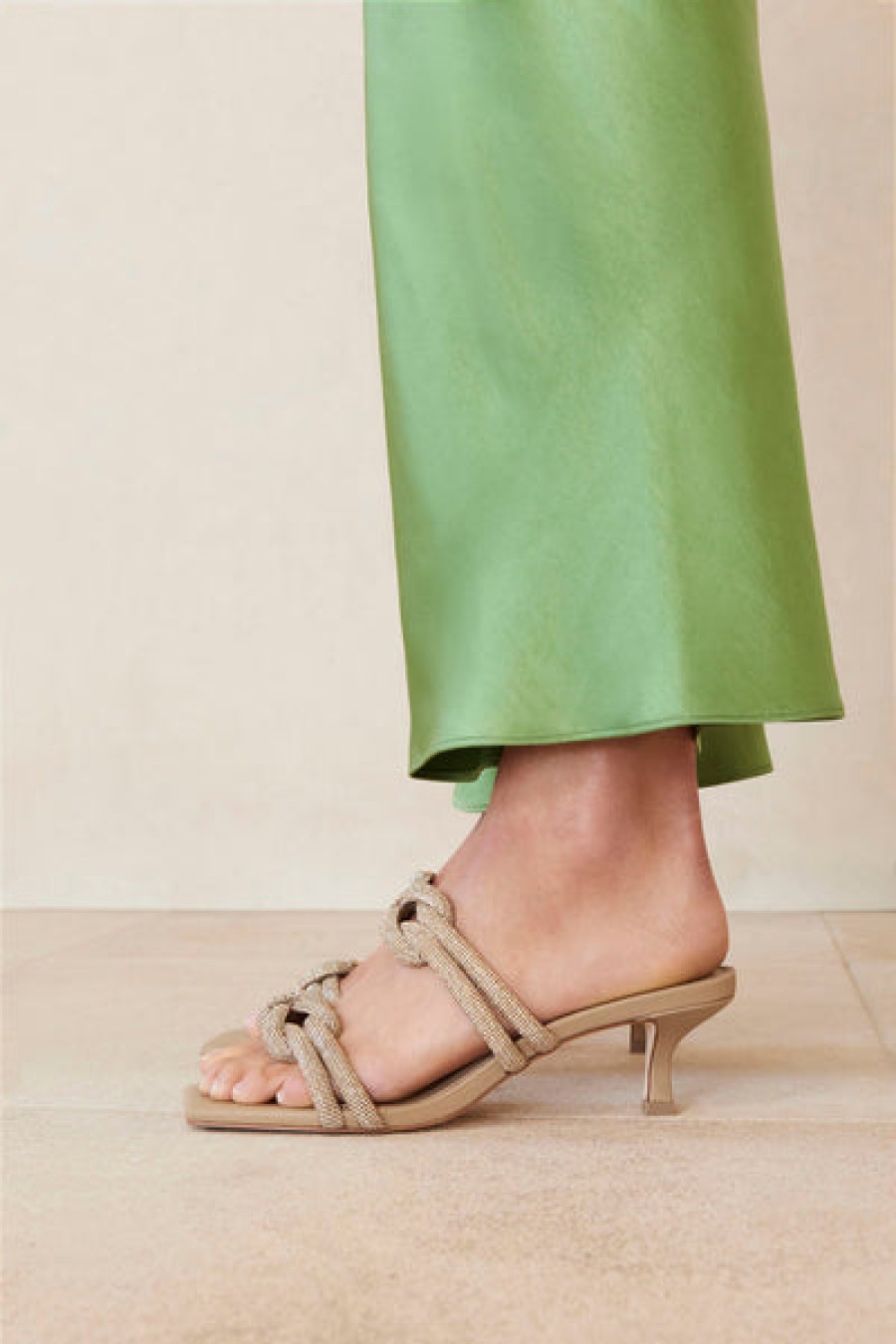 Shoes Cult Gaia | Cult Gaia - Agyness Sandal - Sand Dollar